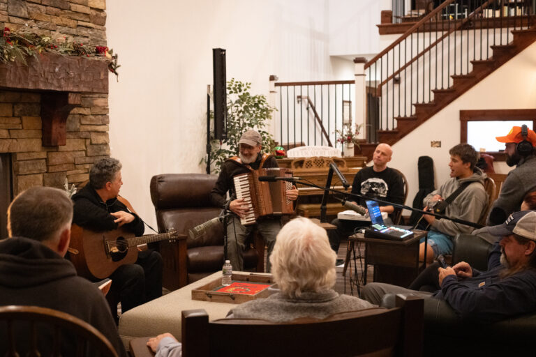 live Pizza Box Session event with musicians